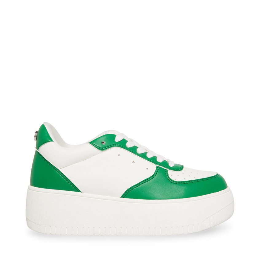 Zapatos Plataforma Steve Madden Rocket Mujer Blancas Verde | ES FP8193